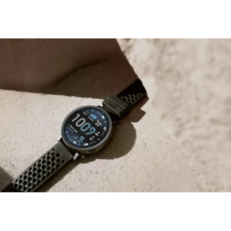 Smartwatch Amazfit Active Max okrúhle AMOLED 1,5 inch 480×480 dotykový displej 64 MB RAM 4 GB 658 mAh čierny