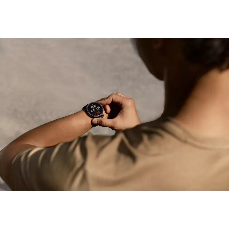 Smartwatch Amazfit Active Max okrúhle AMOLED 1,5 inch 480×480 dotykový displej 64 MB RAM 4 GB 658 mAh čierny