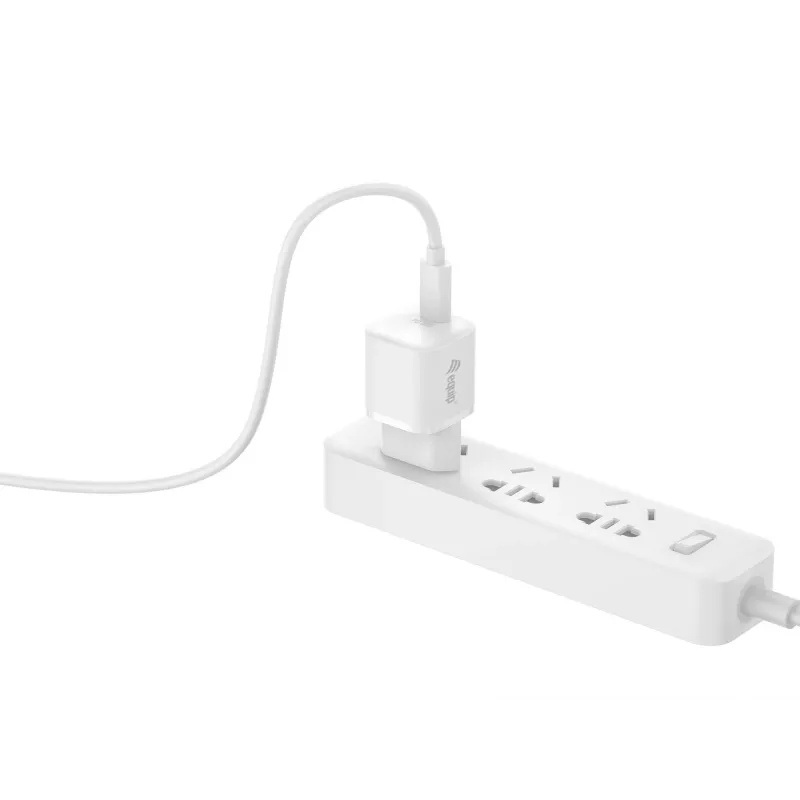 Equip 1-portová 20W USB-C PD nabíjačka vnútorná AC biela 100-240V