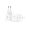Equip 1-portová 20W USB-C PD nabíjačka vnútorná AC biela 100-240V