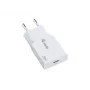 Nástenná nabíjačka EQUIP 1-portová 20W GaN USB-C PD — vstup 100–240V, max. výstup 12V, biela