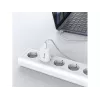 Nástenná nabíjačka EQUIP 1-portová 20W GaN USB-C PD — vstup 100–240V, max. výstup 12V, biela