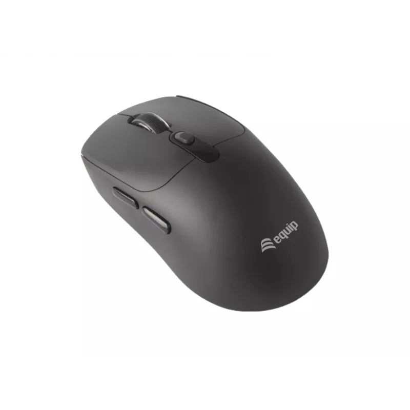 EQUIP obojručná 6-tlačidlový dual-mode bezdrôtová myš, optická 1600 DPI, RF + Bluetooth, čierna