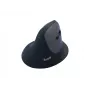 EQUIP ergonomická vertikálna bezdrôtová myš pre pravákov, 1600 DPI, RF Wireless + Bluetooth, nabíjateľná, 6 tlačidiel, čierna