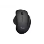 EQUIP 6-tlačidlový nabíjateľný dvojmódový bezdrôtový myš – pre pravákov, optický 1600 DPI, RF Wireless + Bluetooth, čierna