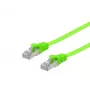 Sieťový kábel Equip Cat.6A U/FTP plochý patch kábel RJ-45 Cat6a 0,5m zelený