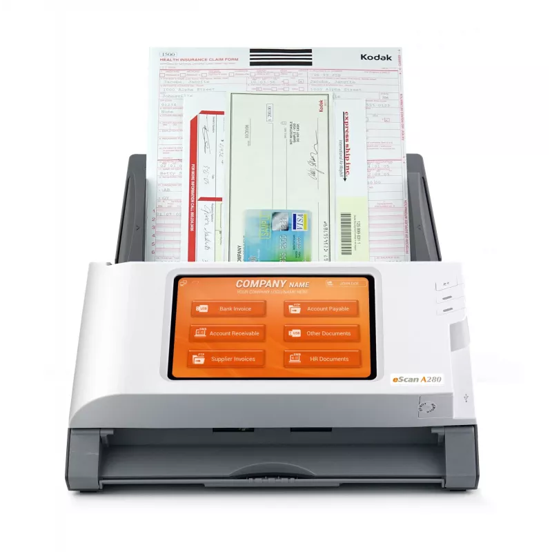 Plustek eScan A280 Enterprise ADF skener 600 x 600 DPI A4 čierny, biely