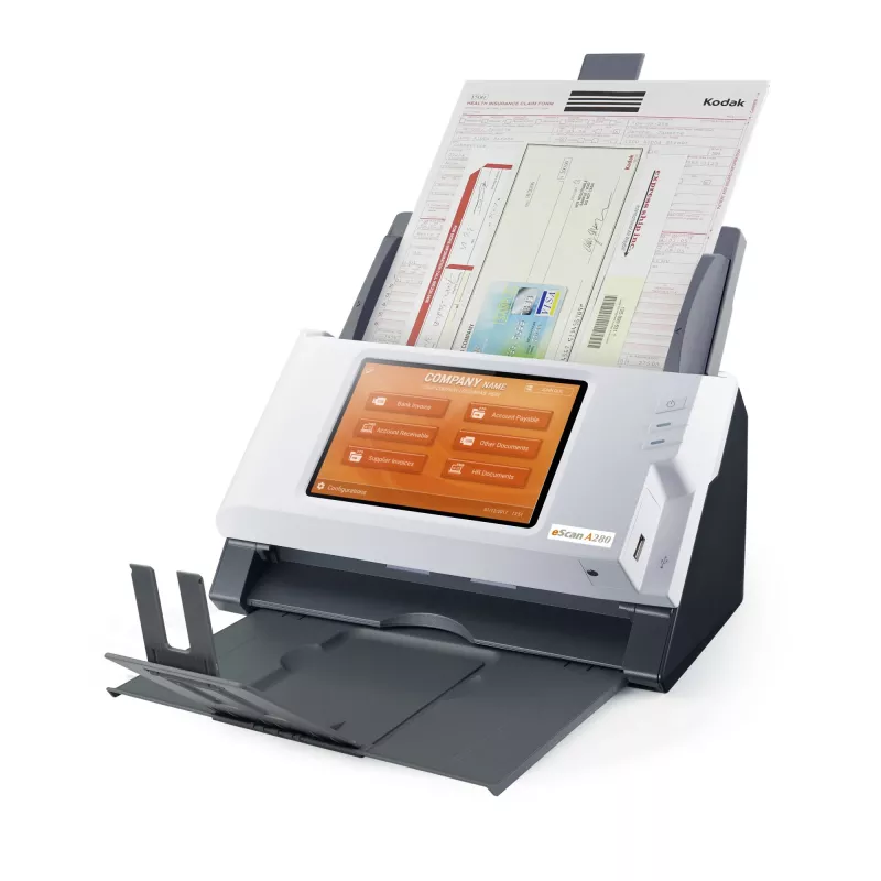 Plustek eScan A280 Enterprise ADF skener 600 x 600 DPI A4 čierny, biely