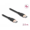 USB kábel DeLOCK 81239 2,5 m USB-C čierny USB 2.0 0,48 Gbit/s