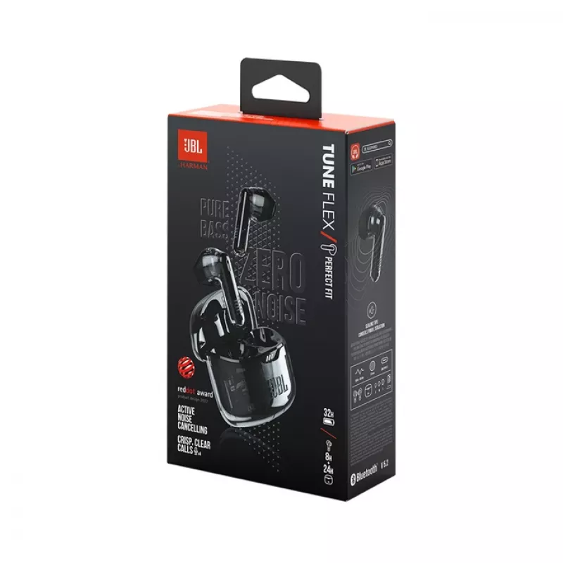 JBL Tune Flex headset True Wireless Stereo (TWS) In-ear hovory/hudba/šport/každodenné použitie Bluetooth čierny