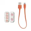 JBL Tune Flex Ghost Edition headset True Wireless Stereo (TWS) In-ear hovory/hudba Bluetooth transparentný, biely