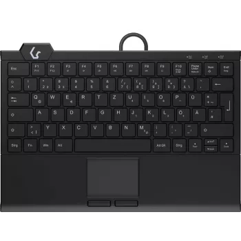 KeySonic KSK-5210ELU (DE) klávesnica Home USB QWERTZ nemecká čierna