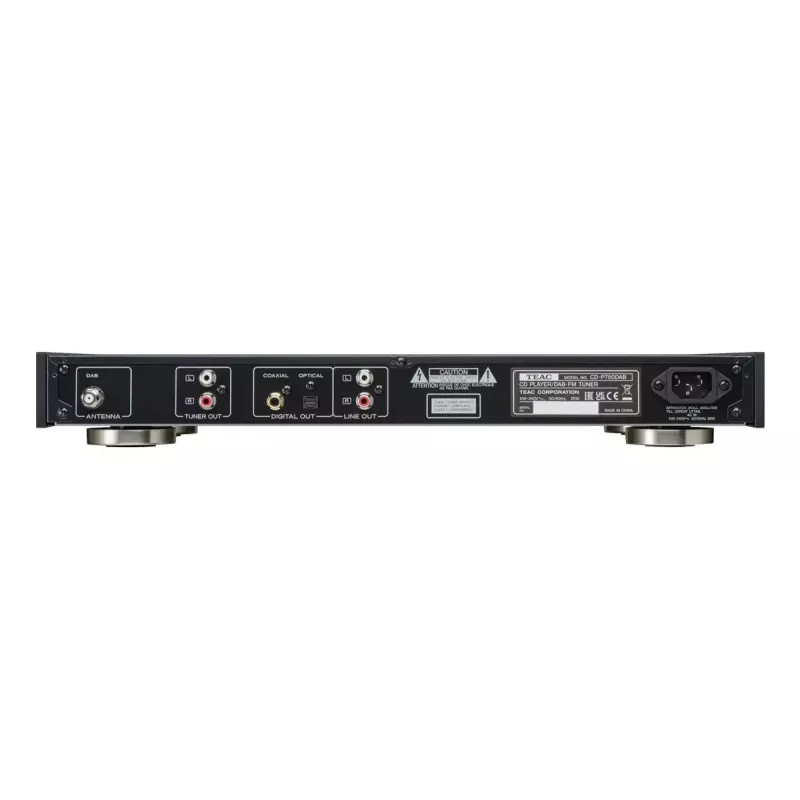 CD prehrávač CD rekordér TEAC CD-P750DAB-B čierny DAB+ FM