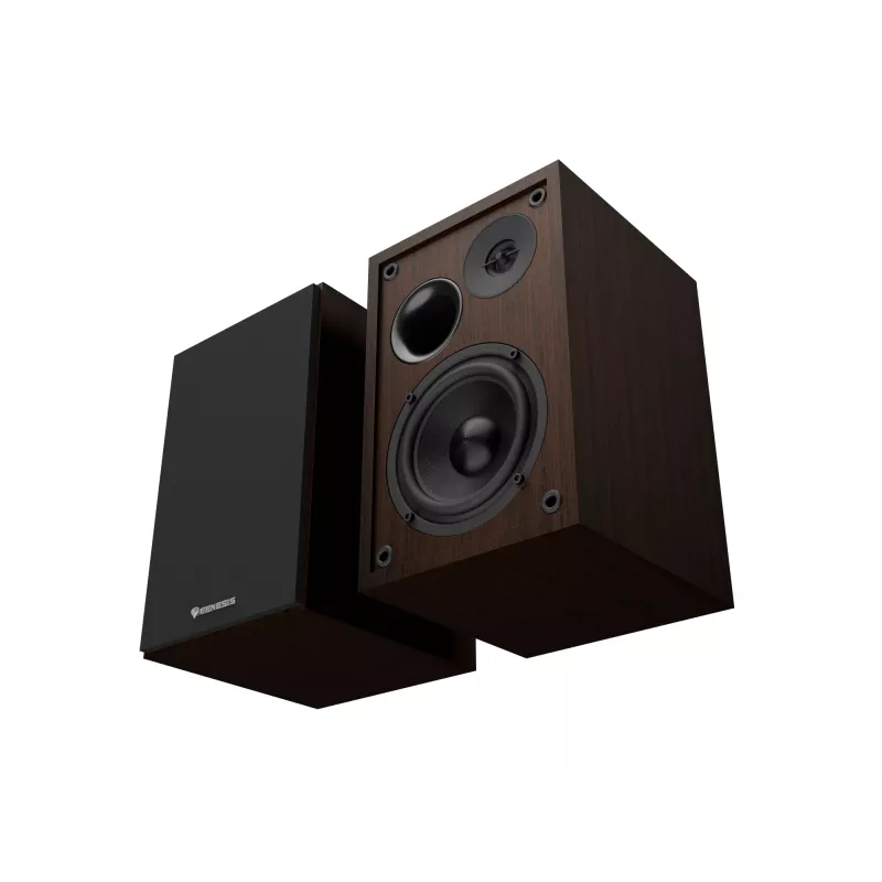 Reproduktor Genesis NGS-2344 káblový & bezdrôtový 2.0, 20 W, hnedý