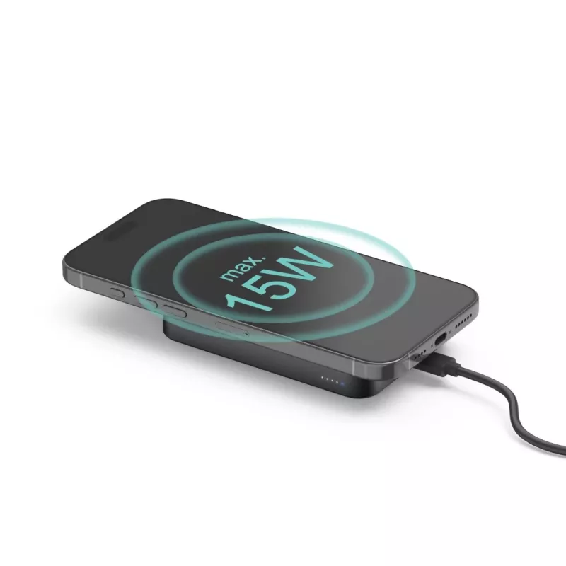 Hama 00201752 powerbank 10000 mAh bezdrôtové nabíjanie antracitová