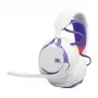 Headset JBL Quantum 650 — bezdrôtový Bluetooth, USB-C, okolo uší, cez hlavu, biely, 20–20000 Hz