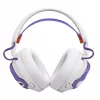 Headset JBL Quantum 650 — bezdrôtový Bluetooth, USB-C, okolo uší, cez hlavu, biely, 20–20000 Hz