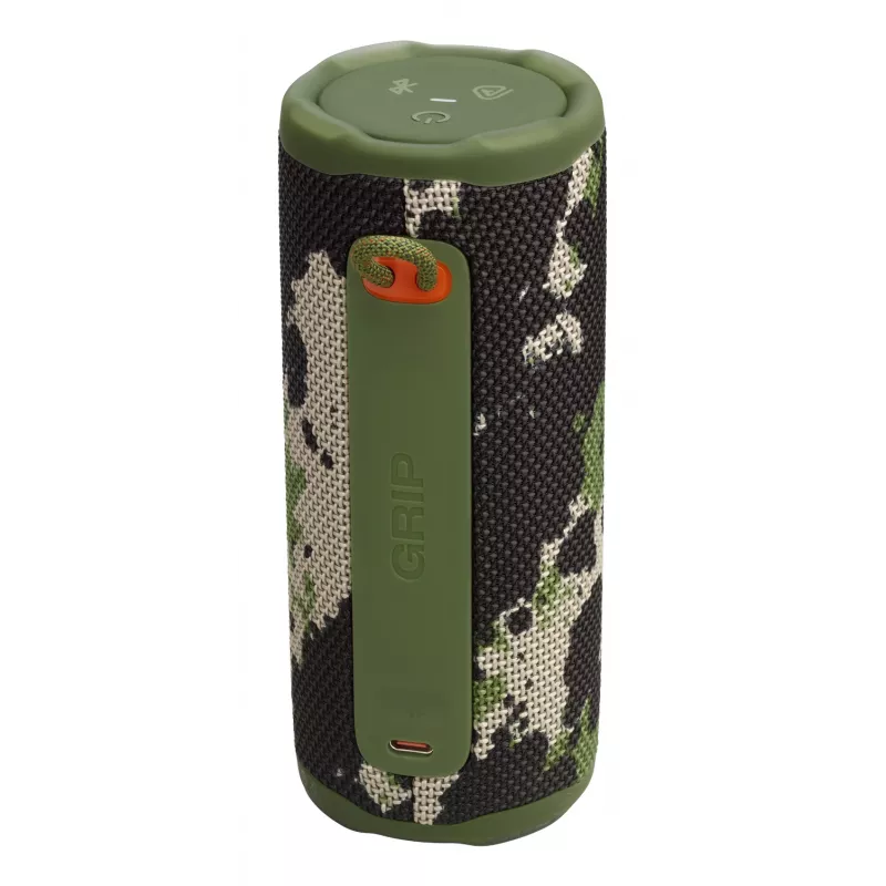 Mono prenosný reproduktor JBL Grip Mono Camouflage — 16 W, Bluetooth, 70–20 000 Hz