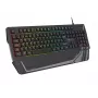 Gaming klávesnica GENESIS Rhod 350 RGB – 104-klávesová USB QWERTY španielska v plnej veľkosti, čierna, RGB podsvietenie, podložka pod ruky