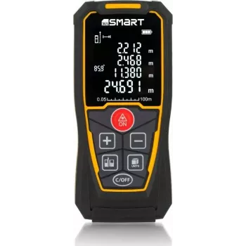 Laserový diaľkomer Smart 06-01100 od Smart, kompaktný ručný merací prístroj