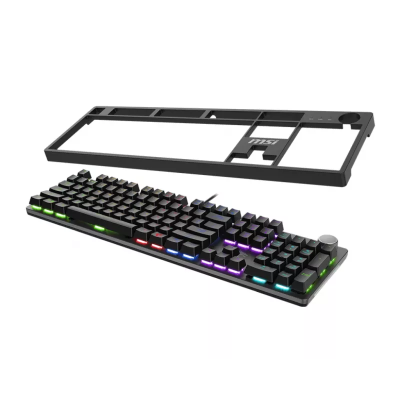MSI FORGE GK320 Red Mechanická herná klávesnica, QWERTZ DE