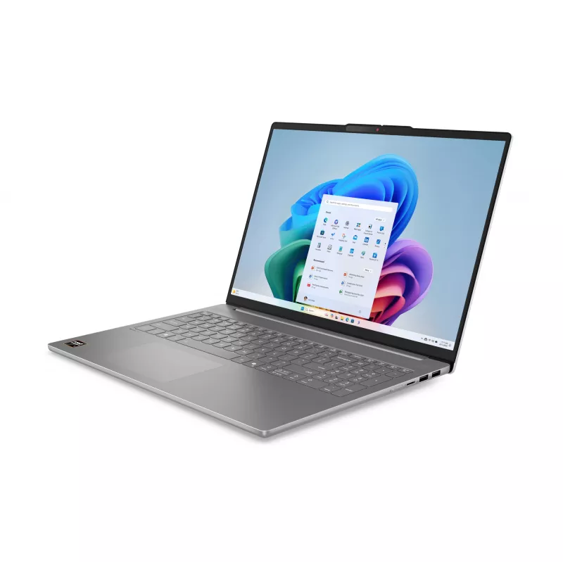 Lenovo IdeaPad slim 5 16AKP10 Copilot+ PC AMD Ryzen™ AI 5 330 notebook 40,6 cm (16 palcov) WUXGA 16 GB DDR5-SDRAM 1 TB SSD Wi-Fi 7 (802.11be) Windows 11 Home nemčina sivá