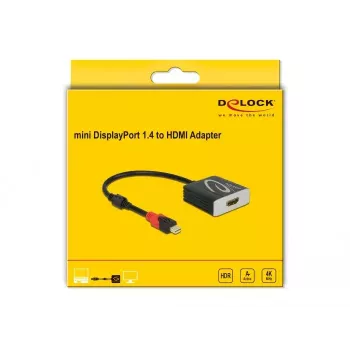 Aktívny Mini DisplayPort 1.4 na HDMI adaptér DeLOCK 65302