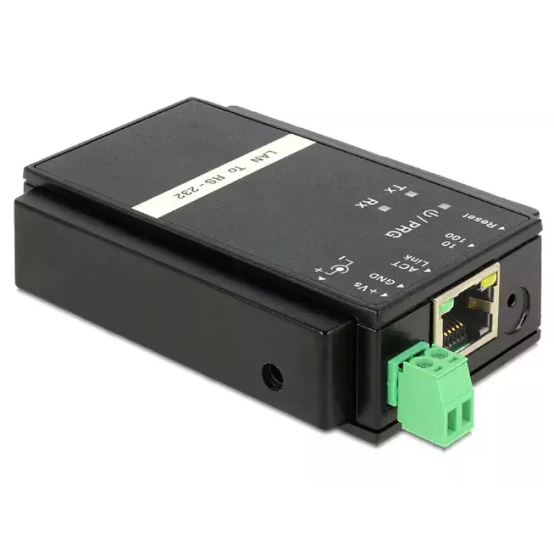 Delock 62504 Prevodník Ethernet LAN (TCP/IP) na sériový RS-232