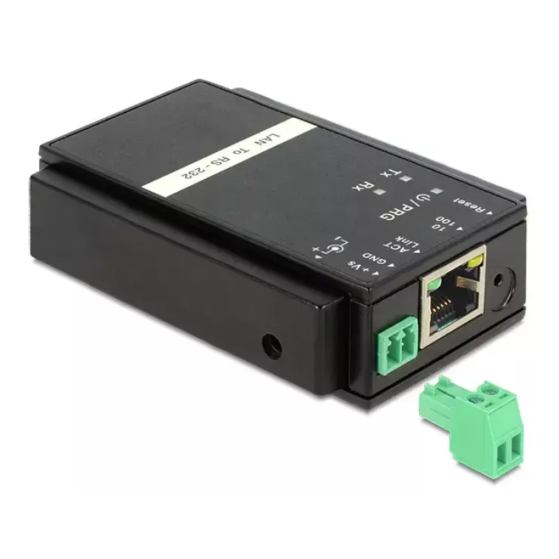 Delock 62504 Prevodník Ethernet LAN (TCP/IP) na sériový RS-232