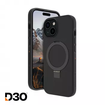 Ochranné puzdro dbramante1928 Iceland Ultra D3O MS Kick pre iPhone 17e/16e/15/14/13, 15,5 cm (6,1 palca), čierna