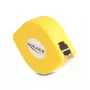 DeLOCK RJ45 zvinovací kábel Cat.6A STP 1,5 m čierny žltý