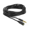 Audio kábel DeLOCK 84669 5 m 3,5 mm čierny