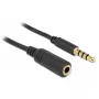 Audio kábel DeLOCK 84669 5 m 3,5 mm čierny