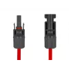 Kábel DeLOCK DL4 solárny plochý kábel samec na samicu 60 cm červený 3,3 mm²