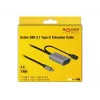 USB kábel DeLOCK 85391 USB 3.2 Gen 1 5 m USB-A USB-C čierny sivý