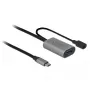 USB kábel DeLOCK 85391 USB 3.2 Gen 1 5 m USB-A USB-C čierny sivý