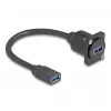 DeLOCK D-Type USB kábel Type-A konektor samica na Type-A konektor samica 5 Gbps 20 cm