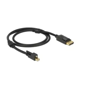 DisplayPort kábel DeLOCK 83721 Mini DisplayPort 1 m čierny