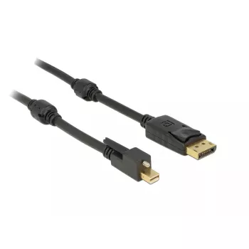 DisplayPort kábel DeLOCK 83721 Mini DisplayPort 1 m čierny