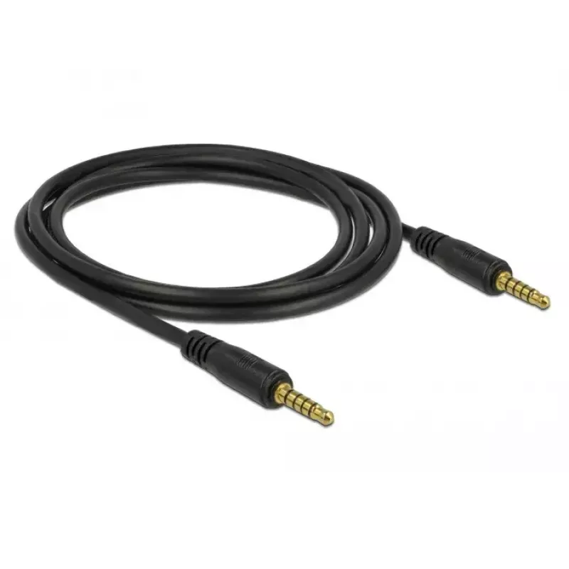 Audio kábel DeLOCK 85697 2 m 3,5 mm čierny