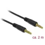 Audio kábel DeLOCK 85697 2 m 3,5 mm čierny