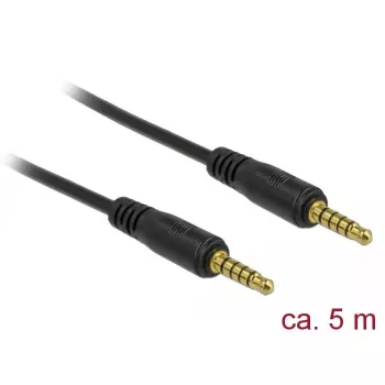 Audio kábel DeLOCK 85699 5 m 3,5 mm čierny