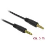 Audio kábel DeLOCK 85699 5 m 3,5 mm čierny
