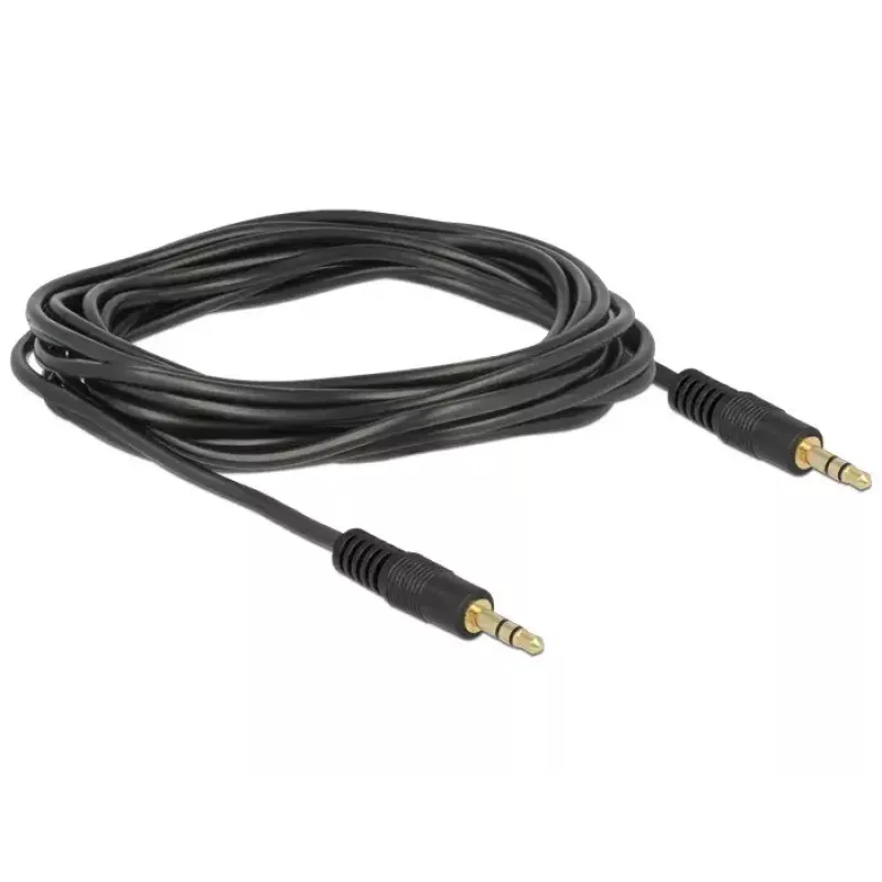 Audio kábel DeLOCK 3 m 3,5 mm M/M čierny