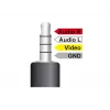 Audio kábel DeLOCK 84724 1,5 m 3,5 mm 3 x RCA čierny