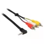 Audio kábel DeLOCK 84724 1,5 m 3,5 mm 3 x RCA čierny