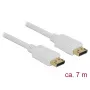 DisplayPort kábel DeLOCK 84861 7 m biely