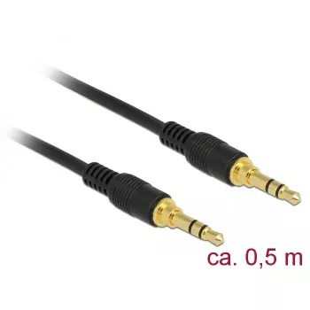 Audio kábel DeLOCK 85545 0,5 m 3,5 mm čierny