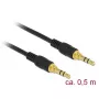 Audio kábel DeLOCK 85545 0,5 m 3,5 mm čierny