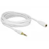 Audio kábel DeLOCK 85591 5 m 3,5 mm biely